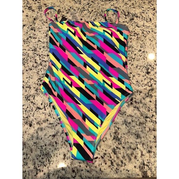 RELLECIGA Women's Bandeau One Piece Swimsuits - Picture 2 of 5